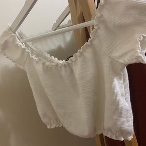 Forever21 White Crop Too